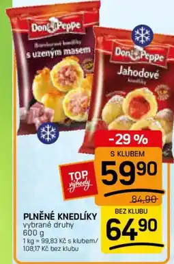 Flop Plněné knedlíky nabídka