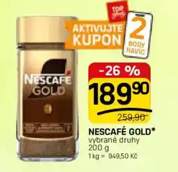 Flop Nescafé gold nabídka