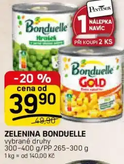 Flop Zelenina bonduelle nabídka