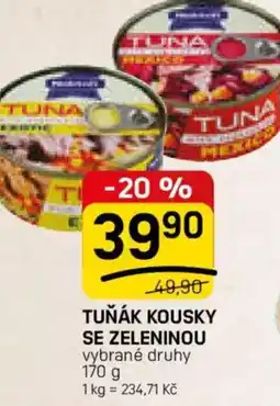 Flop Tuňák kousky se zeleninou nabídka