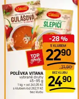 Flop Polévka vitana nabídka