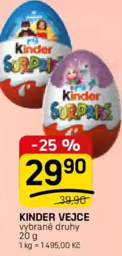 Flop Kinder vejce nabídka