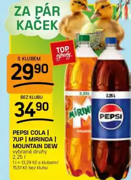 Flop Pepsi cola | 7up | mirinda | mountain dew nabídka