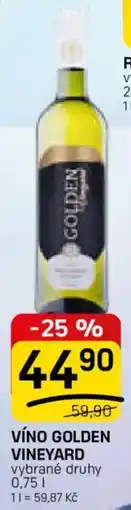 Flop Víno golden vineyard nabídka