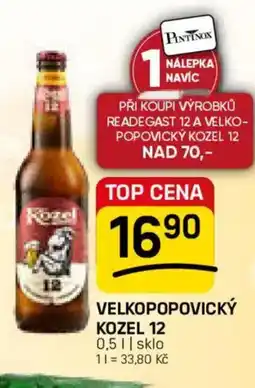 Flop Velkopopovický kozel 12 nabídka