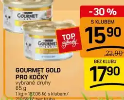 Flop Gourmet gold pro kočky nabídka