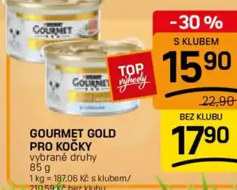 Flop Gourmet gold pro kočky nabídka