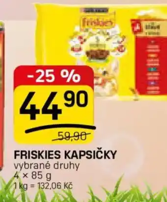 Flop Friskies kapsičky nabídka