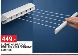 Baumax Sušák na prádlo rollfix 210 longline leifheit nabídka