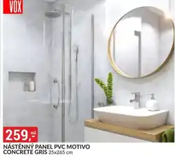 Baumax Nástěnný panel pvc motivo concrete gris nabídka
