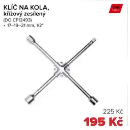 Auto Kelly Klíč na kola, křížový zesílený nabídka