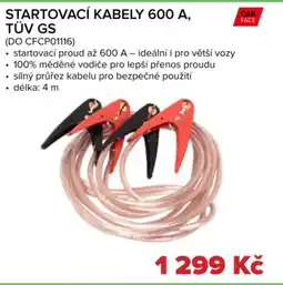 Auto Kelly Startovací kabely 600 a, tüv gs nabídka