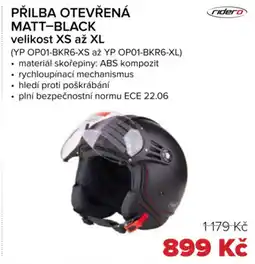 Auto Kelly Přilba otevřená matt-black nabídka