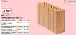 DEK Cihla broušená Porotherm AKU Profi/Profi DF P15 nabídka