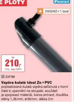 DEK Vzpěra kulatá Ideal Zn + PVC nabídka