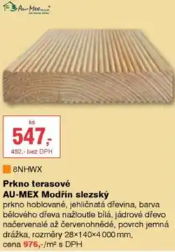 DEK Prkno terasové AU-MEX Modřín slezský nabídka