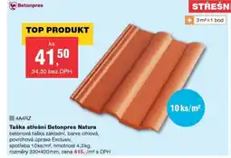 DEK Taška střešní Betonpres Natura nabídka