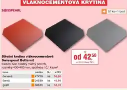 DEK Střešní krytina vláknocementová Swisspearl Betternit nabídka