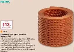 DEK Ochranný pás proti ptákům RETEK 100 nabídka