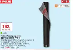 DEK Fólie difuzně propustná DEKTEN MULTI-PRO II nabídka