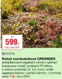 DEK Rohož rozchodníková GREENDEK nabídka