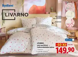 Lidl Livarno Ložní povlečení z mikrovláknitého saténu nabídka