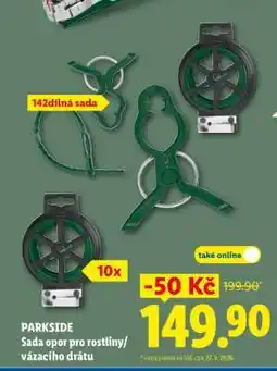 Lidl PARKSIDE Sada opor pro rostliny/vázacího drátu nabídka
