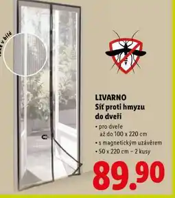 Lidl LIVARNO Síť proti hmyzu do dveří nabídka