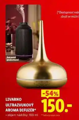 Lidl Livarno Ultrazvukový aroma difuzér nabídka