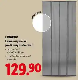 Lidl LIVARNO Lamelový závěs proti hmyzu do dveří nabídka