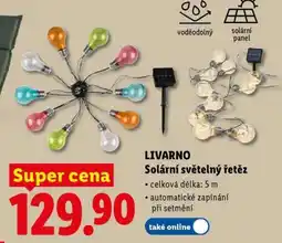 Lidl LIVARNO Solární světelný řetěz nabídka