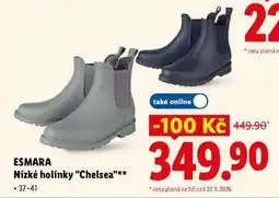 Lidl Esmara Nízké holínky „Chelsea“ nabídka