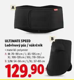 Lidl ULTIMATE SPEED Ledvinový pás / nákrčník nabídka