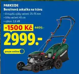 Lidl PARKSIDE Benzínová sekačka na trávu nabídka