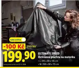 Lidl ULTIMATE SPEED Ochranná plachta na motorku nabídka