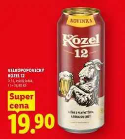 Lidl VELKOPOPOVICKÝ KOZEL 12 nabídka