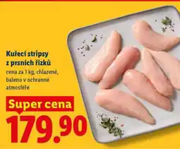 Lidl Kuřecí stripsy z prsních řízků nabídka