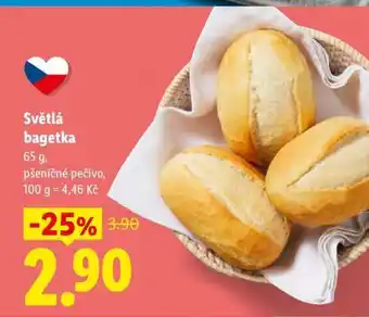 Lidl SVĚTLÁ BAGETKA nabídka