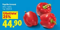 Lidl Paprika červená nabídka