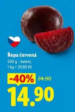 Lidl Řepa červená nabídka
