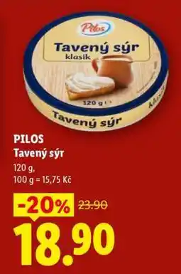 Lidl Pilos TAVENÝ SÝR nabídka