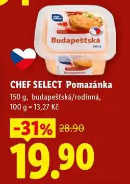 Lidl CHEF SELECT POMAZÁNKA nabídka