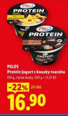 Lidl Pilos Protein Jogurt s kousky tvarohu nabídka