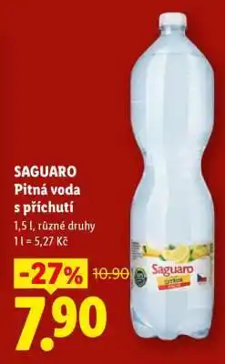 Lidl Saguaro pitná voda s příchutí nabídka