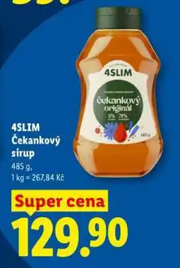 Lidl 4Slim čekankový sirup nabídka
