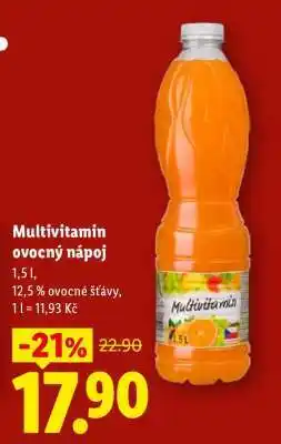 Lidl MULTIVITAMIN OVOCNÝ NÁPOJ nabídka