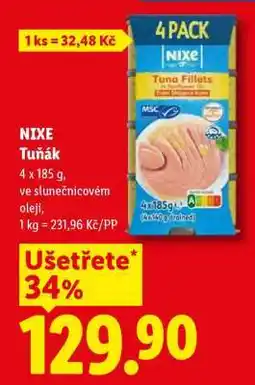 Lidl NIXE TUŇÁK nabídka