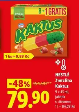Lidl NESTLÉ Zmrzlina Kaktus nabídka