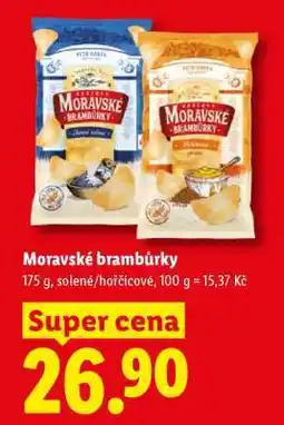 Lidl Moravské brambůrky nabídka