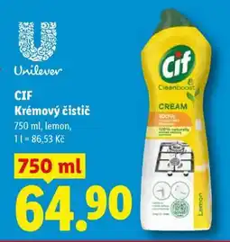 Lidl Cif KRÉMOVÝ ČISTIČ nabídka